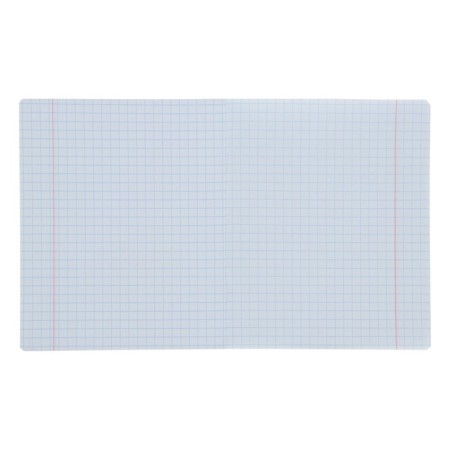 Notebook 12 sheets in a large cage "Zaychat", cover coated cardboard, rounded angles, fields, block 65 g/m2, mix-1