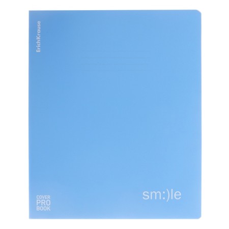 Notebook of 48 sheets in the Erichkrause CoverProbook Symbol cage, with a plastic cover, blue,-4