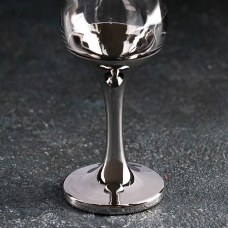 Set of glasses "Polo", 55 ml, 6 pcs, silver color-2