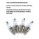 Finwhale F501 2101-07 spark plugs, set 4 pcs analog: 241235563, W20EP -U, 2166