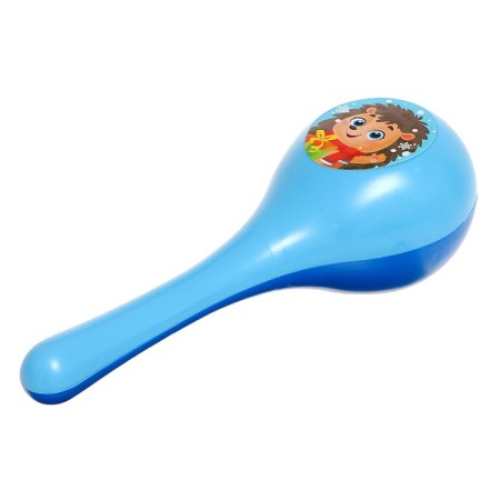 A set of musical instruments “Happy New Year”, sound, light, blue color-14