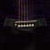 Acoustic guitar Music Life QD-H38Q-HW, purple
