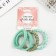 Hair elastic band "Jeanette" (set of 5 pcs) stripes, 5 cm, mix