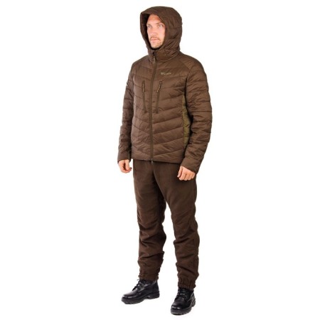 Jacket with hood men's Pride Mangust, nylon, brown, rr 48-50 growth 170-176-5