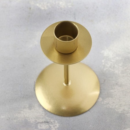 Bob Climber Metal for one candle, 7.4x12 cm, gold-2