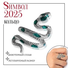 New Year! Symbol of the year 2025! Ring 