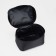 Cosmetic bag with lightning, black color