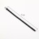 Watch strap, female, L-17 cm, 8 mm, genuine leather, black