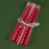 New Year's candles twisted "Happiness in the New Year", without aroma, set 4 pcs, height 15 cm