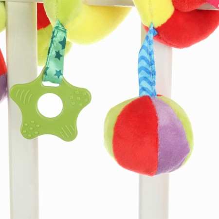 Stretching - spiral with toys arc on a stroller / crib for babies 0+ "Elephant Bright", crumb me-9