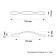 PC181BL handle, m/o 128 mm, white color