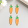 Decor for creativity Metal "Carrots" Emal 3x1.1 cm