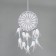 Dreams of Dreams from the evil eye "White Sun" with feathers 22x60 cm