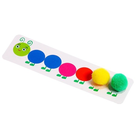 Developing set "Funny bombs" collect the caterpillar-3