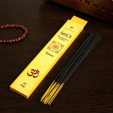 Incense "yoga vanil", 20 sticks in packaging-1