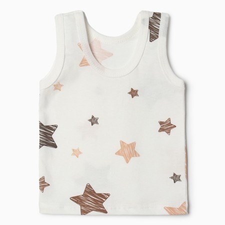 T -shirt Bloom Baby sleeveless stars, p. 86 cm, beige