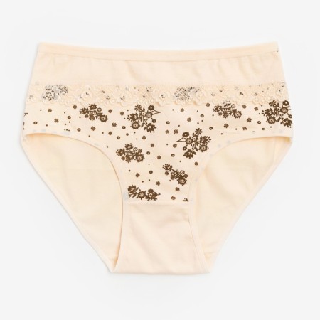 Cowards of women's slips collorista, beige color, size 48-50