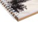 Sketchpad A5, 40 sheets on the crest "Dyma", 20 sheets -120 g/m2, 20 sheets -a beach unit 100 g/m2, a craft cardboard cover, Soft -Touch lamination
