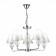 Suspended EVOLUCE lamp. Sle107413-05. Dalida. 5x60 watts, E14, 65x65x41 cm, chromium color