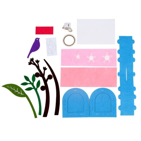 Set for creativity, a nightlight from the felt "Vetochka Sakura"-2