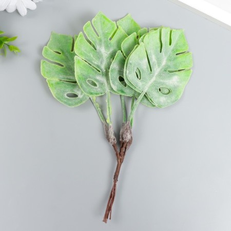 Decor for creativity "Monster" 1 bouquet = 6 colors green 25 cm