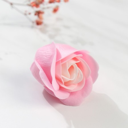 Soap petals "Bun Rose. Light pink" 3.5x3.5x4 cm