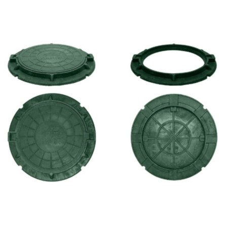 Luke of PPC revision, type "lm", d = 58 cm, up to 1.5 tons, green-3