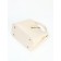 Bag Female Tout with zipper, milk color