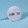 Mirror "QF", d = 7 cm, white color
