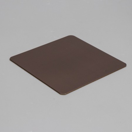 The substrate is reinforced, square, gold - coffee, 26 x 26 cm, 3.2 mm-2