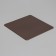 The substrate is reinforced, square, gold - coffee, 26 x 26 cm, 3.2 mm