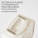 Clock - electronic desk alarm clock: thermometer, calendar, hygrometer, 7.8 x 8.3 cm