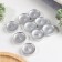 Candle in the Gilsa "Puck", silver, 6 pcs