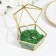 Casket for the rings "Small house", 12x12x12 cm, glass