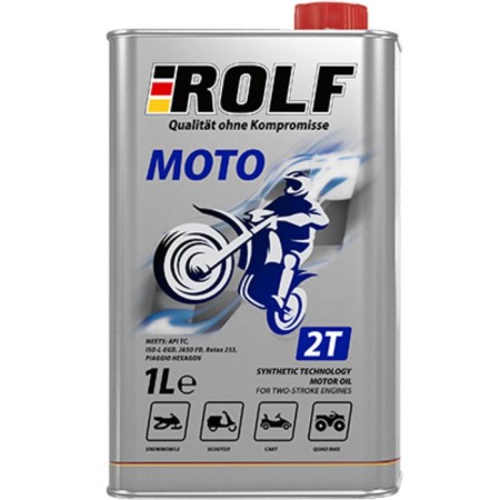 Motor oil, rolf moto, for 2T motorcycles, n/synthetic, 1 liter