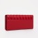 Women's wallet on magnets, red color