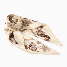 Women's scarf minku rr 70*70 cm, col. beige