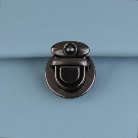 Bag Fraille, 2.5 × 2.5 cm, black nickel color-4