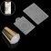 Stamping set, 3 subjects: stamp, 2 scraper-substrates, color mix