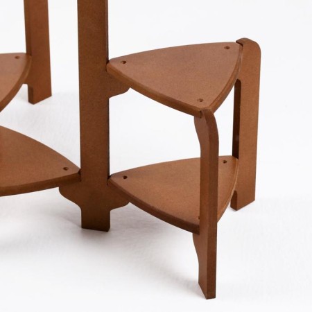 Standing Column for Flower Flower Flores 49x54x40 cm, walnut-2