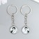 Take Black Glass "Two girlfriends - telephone conversation" set 2 pcs 7.8x2 cm