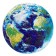 Wooden puzzle with a two -layer cover "Planet Earth" m