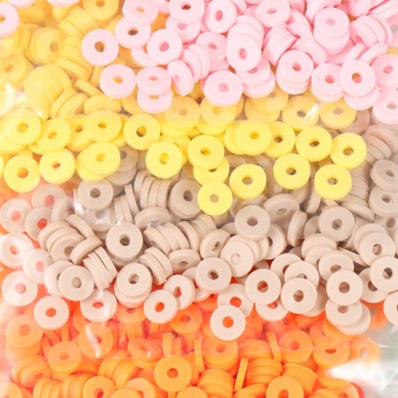 Beads for the creativity of PVC "Coral RIF" 5 colors x 10 g 0.6 cm-1