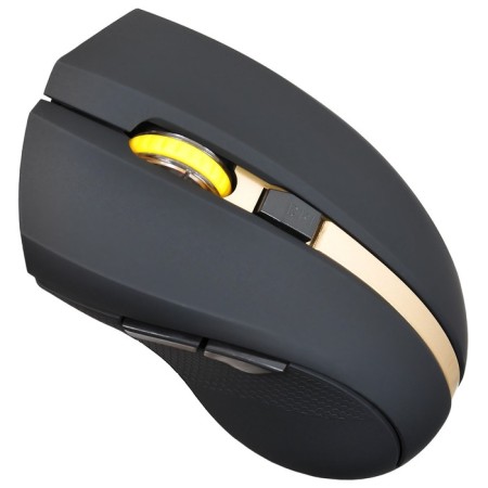 Mouse call 495MW black/optical golden (1600DPI) wireless USB for a laptop (6but 102944-4