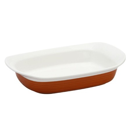 Rectangular baking form, red color, 0.8 l