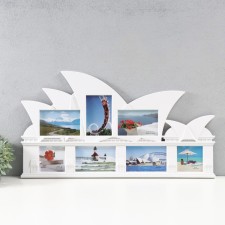 Multi -frame in 7 photos (10x15/5 pcs, 10x10/2 pcs) plastic, col. white