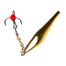 Vertical Winter Lucky John Double Blade with a chain and a tee, 4.5 cm, GC blister