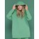 Female hoodies, size m, green color