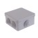 Distribution box SE, 100x100x50 mm, IP55, for open installation, gray, IMT35091