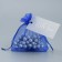 Bager Organza Blue Blue "Sineva", with a nameplate, 10 x 12 cm +/- 1.5 cm